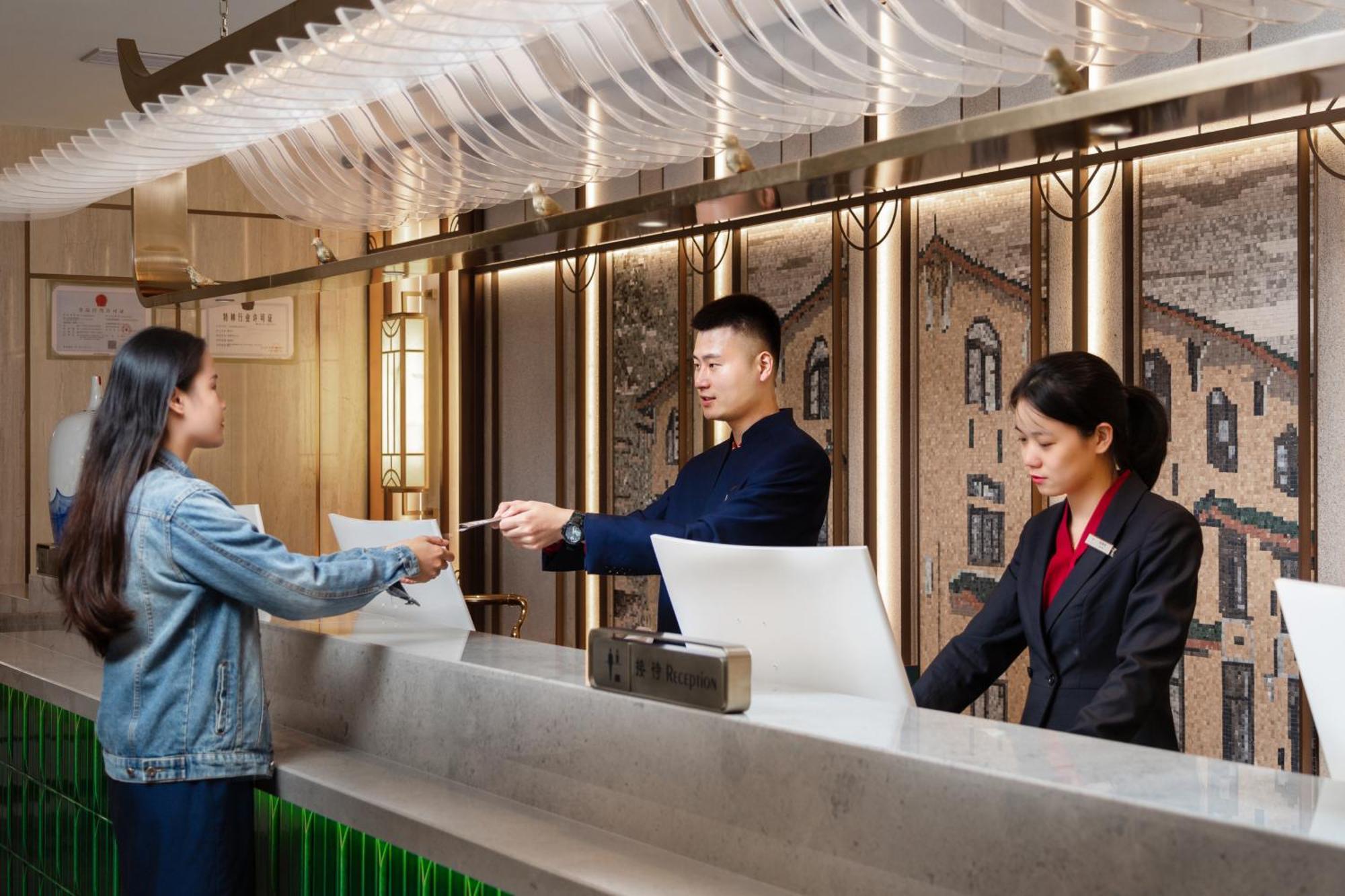 Guangzhou Wogo Yuanbao Hotel-Zhujiang New Town-Free Canton Fair Shuttle Bus & Overseas Buyer Registration Services Экстерьер фото